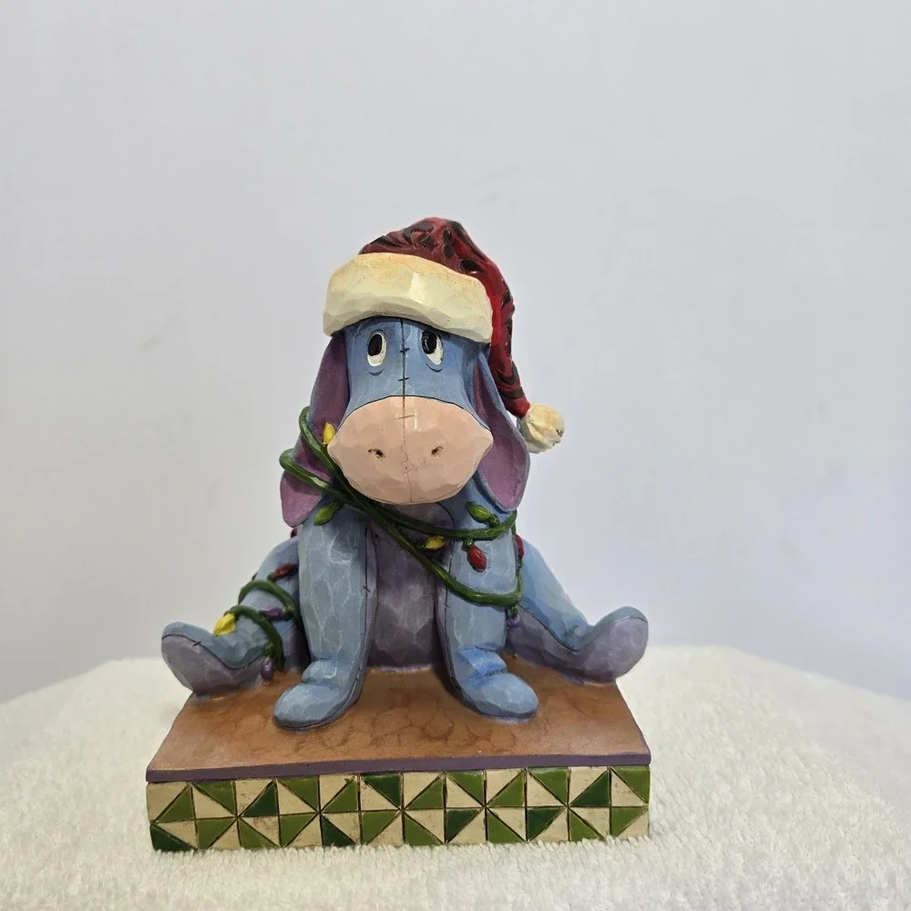 Enesco Jim Shore Disney Showcase ENTANGLED Eeyore Figurine Shelf Sitter Decor